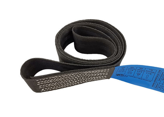 خرید با دوام و بی پایان Webbing Sling بی پایان بلند کردن Slings فیبر پلی استر با قدرت بالا online manufacture