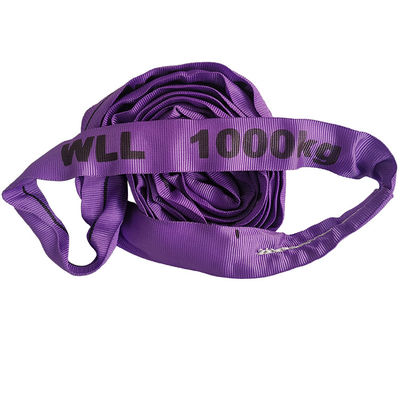 خرید 43mm عرض پلی استر Webbing Sling صنعتی بلند کردن بندها کارایی بالا online manufacture