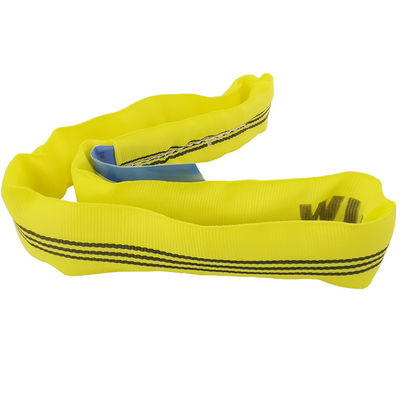 خرید تجهیزات جرثقیل بلند کردن پلی استر بی پایان حلقه گرد پلی استر تخت Webbing Sling online manufacture