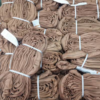 خرید ژاکت سنگین جناغی بافته شده با قلاب گرد پلی استر قهوه ای رنگ عمودی 6 تن online manufacture