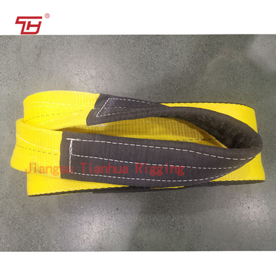 خرید بند 6 اینچ 6FT 2-لایه 1 اینچ دولایه Twist Eye پلی استر لیفتینگ با پد پوشیدنی پلی استر مشکی برای تقویت چشم online manufacture